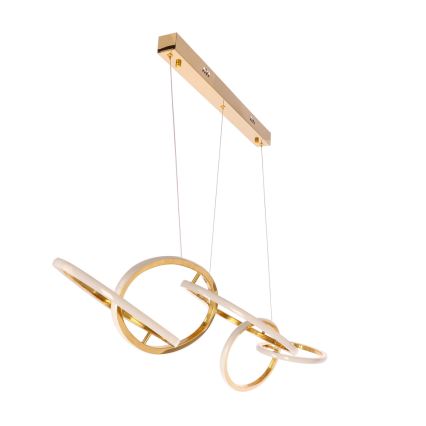 Lustre LED sur câble ANNELI LED/45W/230V 125 cm doré