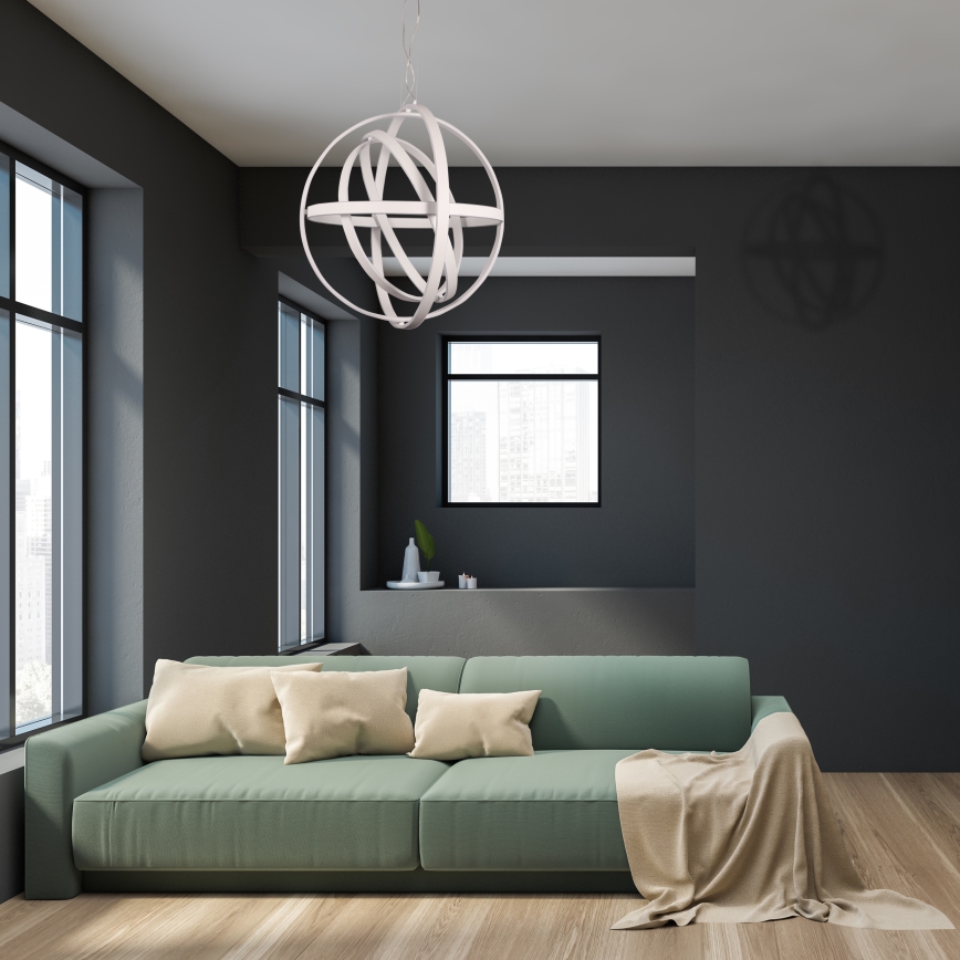 Lustre LED sur câble COPERNICUS LED/260W/230V blanc