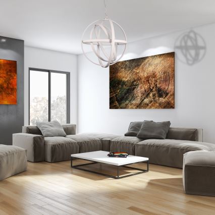 Lustre LED sur câble COPERNICUS LED/260W/230V blanc