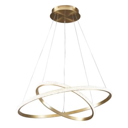 Lustre LED sur câble DIANA LED, 44 W / 230 V, 4000 K, Ø 59 cm, doré