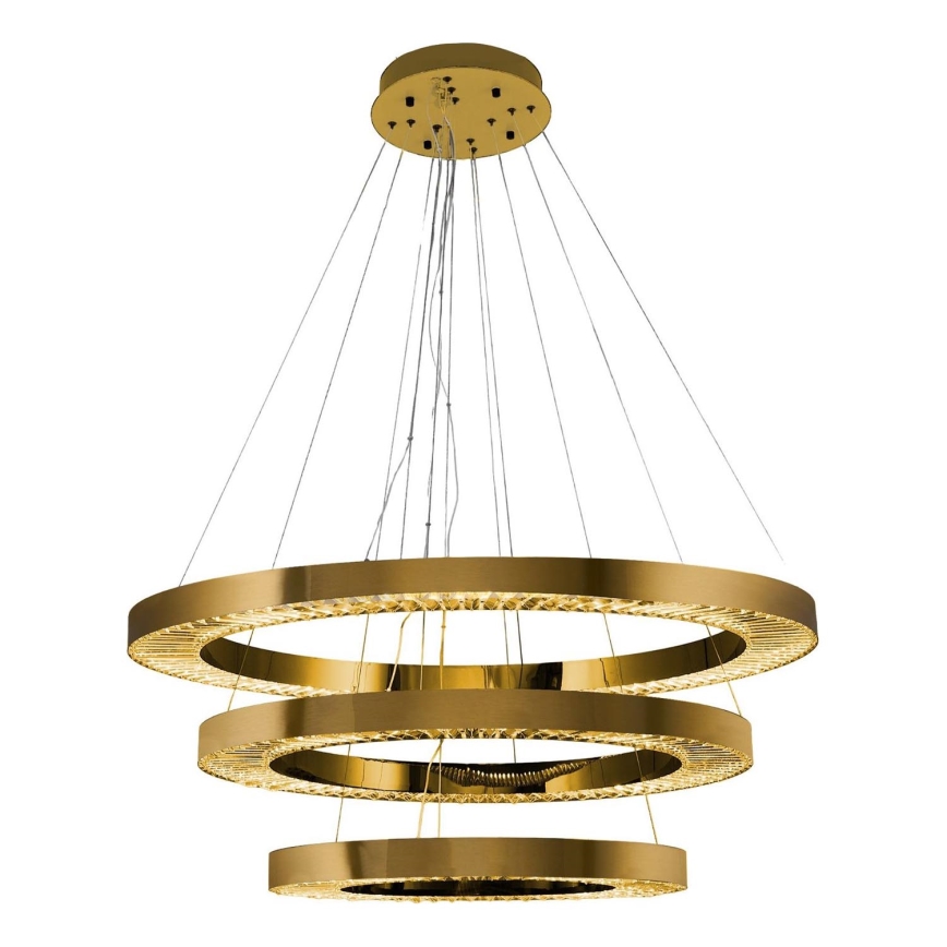Lustre LED sur câble JESI LED/99W/230V 3000K Ø 100 cm bronze