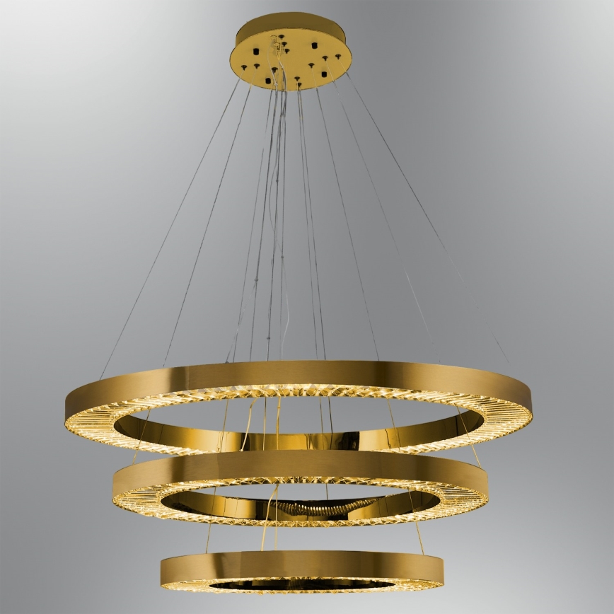 Lustre LED sur câble JESI LED/99W/230V 3000K Ø 100 cm bronze