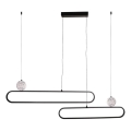 Lustre LED suspendu sur câble FLORENTYNA LED/48W/230V 4000K noir/blanc