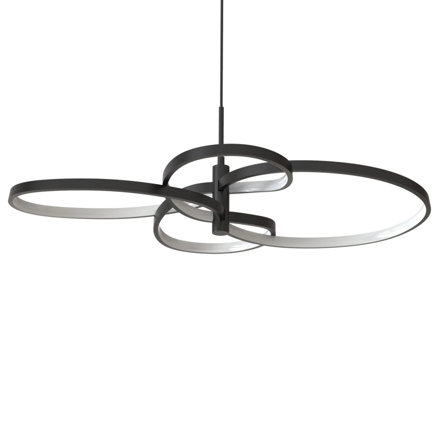 Lustre LED suspendu sur câble RIBBON LED/37W/230V 4000K noir