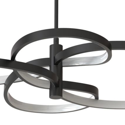 Lustre LED suspendu sur câble RIBBON LED/37W/230V 4000K noir