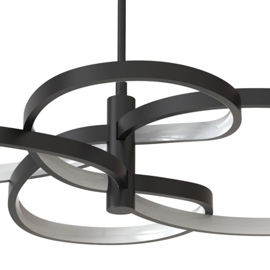 Lustre LED suspendu sur câble RIBBON LED/37W/230V 4000K noir