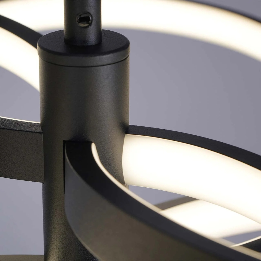 Lustre LED suspendu sur câble RIBBON LED/37W/230V 4000K noir