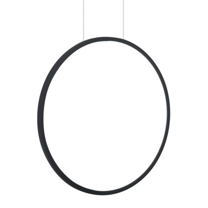 Lustre LED suspendu sur câble SATURNO LED/28W/230V Ø 50 cm IP44 noir