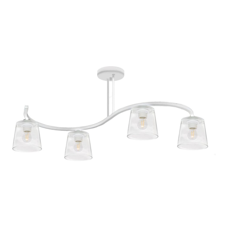 Lustre LUCEA 4xE27/15W/230V blanc