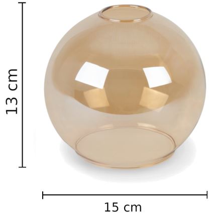 Lustre MONDE GOLD 6xE27/60W/230V