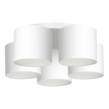 Lustre monté en surface ARDEN 5xE27/60W/230V blanc