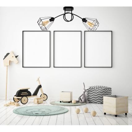 Lustre monté en surface DIAMENT 2xE27/60W/230V