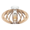 Lustre monté en surface EARTH 1xE27/60W/230V blanc/beige