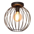 Lustre monté en surface MERCURE 1xE27/15W/230V d. 30 cm noir