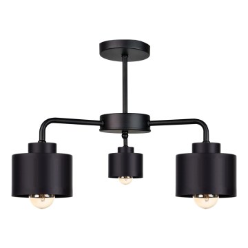 Lustre monté en surface SIMPLY BLACK 3xE27/60W/230V