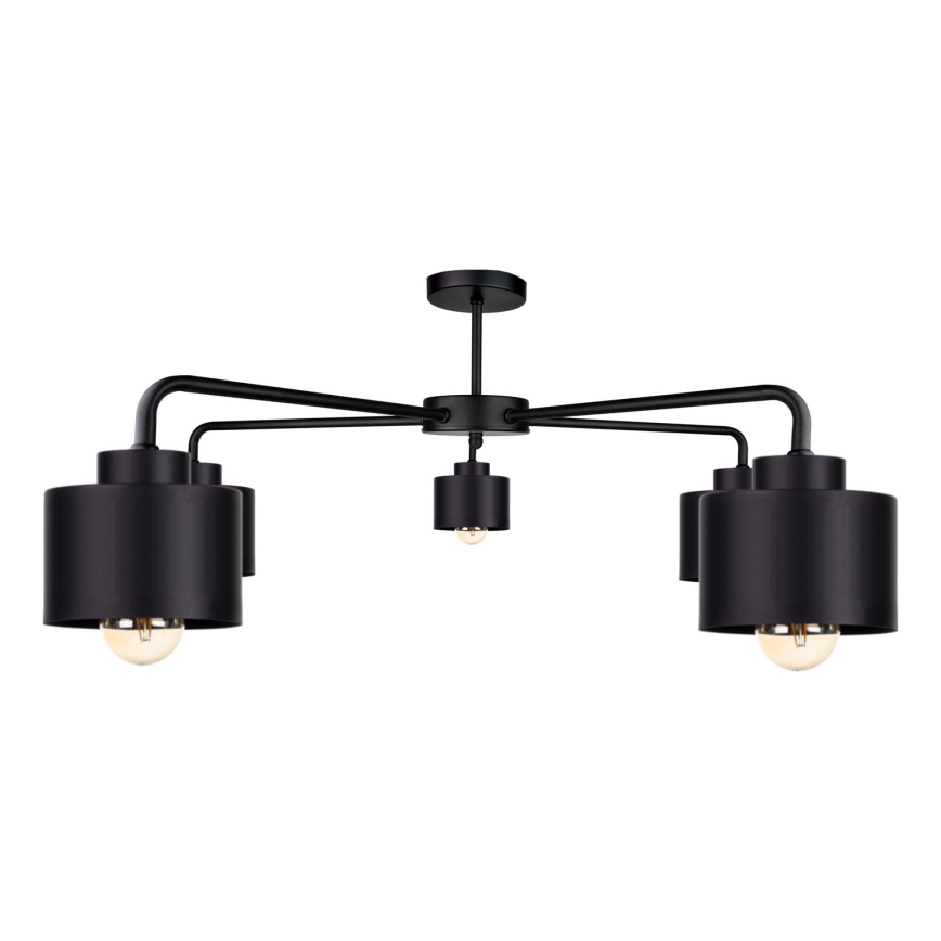 Lustre monté en surface SIMPLY BLACK 5xE27/60W/230V