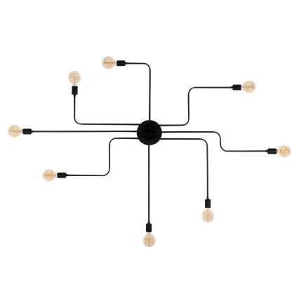 Lustre monté en surface TRUVA 8xE27/100W/230V