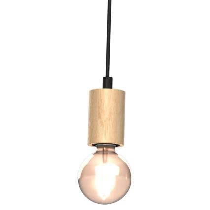 Lustre monté en surface VIGA 3xE27/60W/230V bois