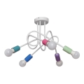 Lustre plafonnier enfant OXFORD 5xE27/15W/230V