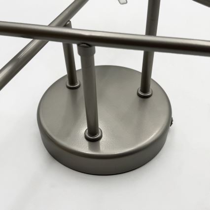 Lustre plafonnier MALENA 6xE14/5W/230V chrome mat/blanc