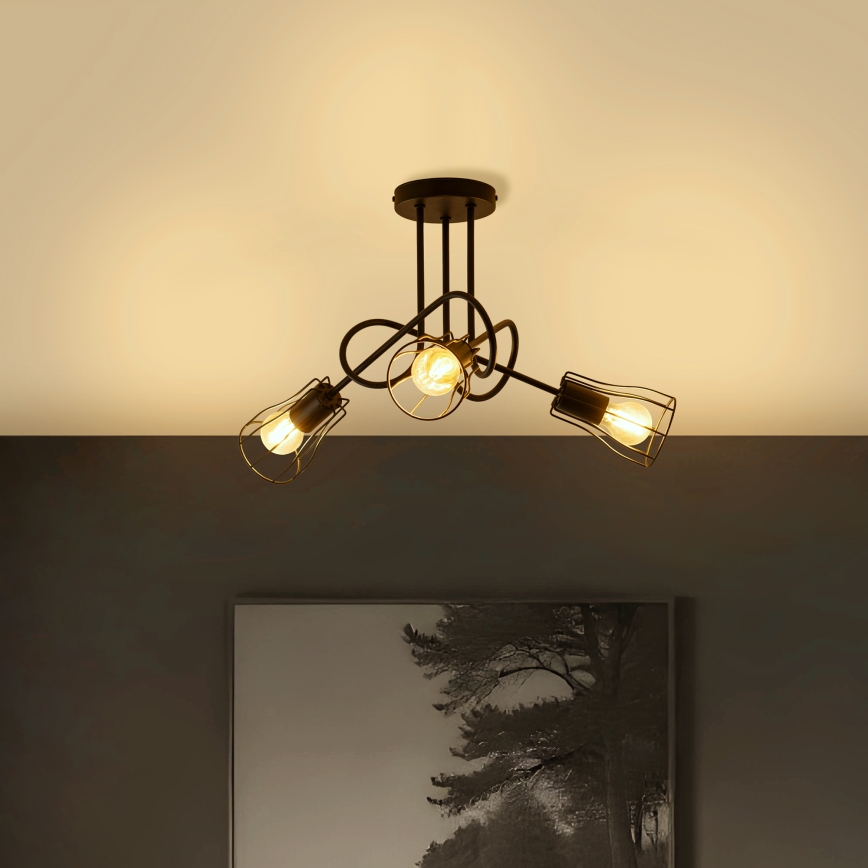 Lustre plafonnier OXFORD 3xE27/15W/230V