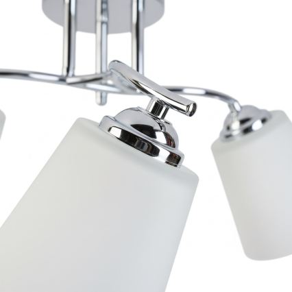 Lustre plafonnier PAFOS 3xE27/15W/230V, chrome brillant