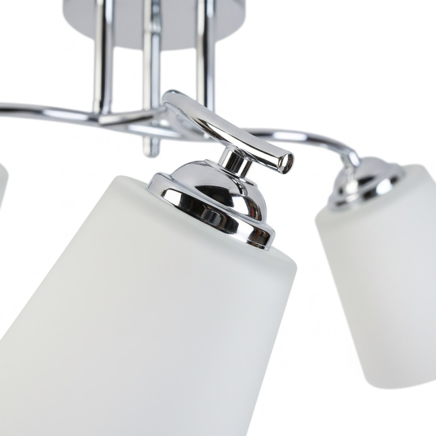 Lustre plafonnier PAFOS 3xE27/15W/230V, chrome brillant