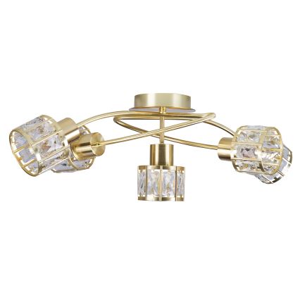 Lustre plafonnier ZAHARA 5xE27/10W/230V doré
