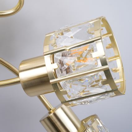 Lustre plafonnier ZAHARA 5xE27/10W/230V doré