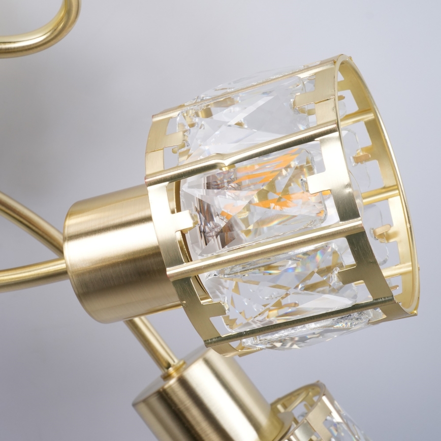 Lustre plafonnier ZAHARA 5xE27/10W/230V doré