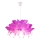Lustre pour chambre d'enfant FARFALLA 1xE27/60W/230V rose