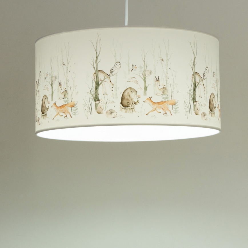 Lustre pour chambre d'enfant KIDS ROOM 1x E27/60W/230V, Ø 40 cm — motif animaux
