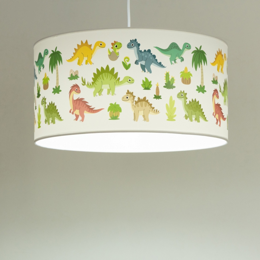 Lustre pour chambre d'enfant KIDS ROOM 1xE27/60W/230V Ø 40 cm motif dinosaure