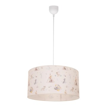 Lustre pour chambre d'enfant KIDS ROOM 1xE27/60W/230V Ø 40 cm, motifs animaux