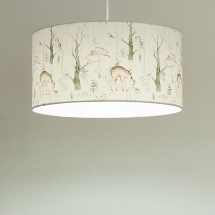 Lustre pour chambre d'enfant KIDS ROOM 1xE27/60W/230V Ø 40 cm, motifs d'animaux