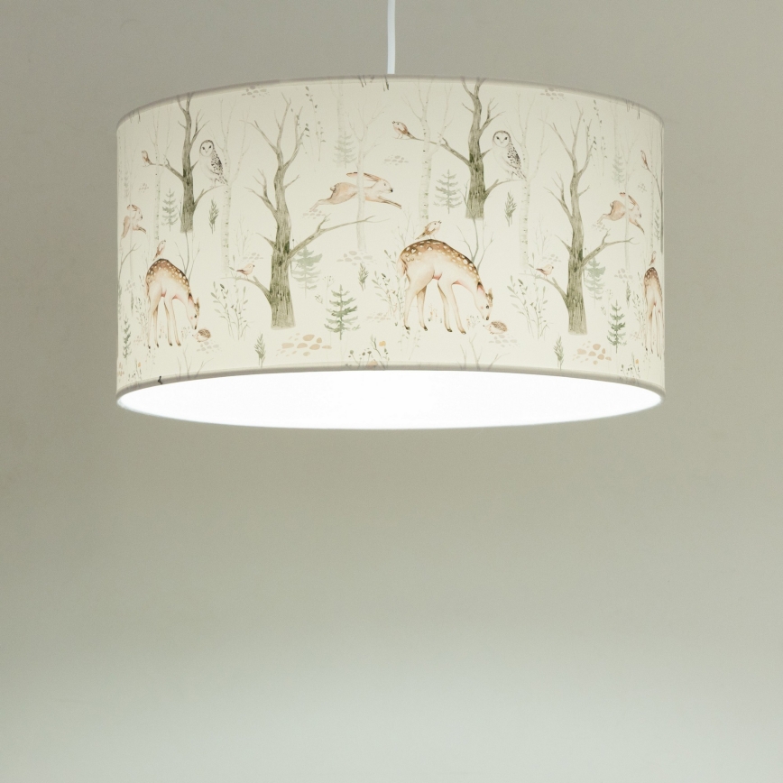Lustre pour chambre d'enfant KIDS ROOM 1xE27/60W/230V Ø 40 cm, motifs d'animaux