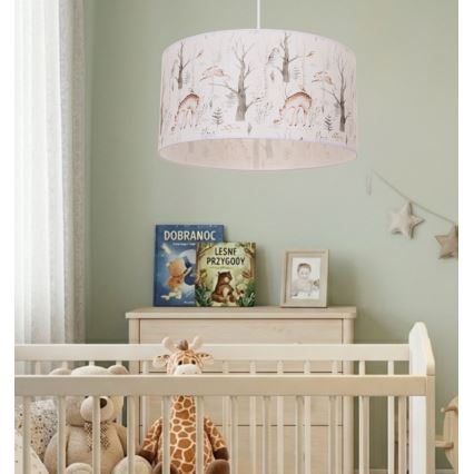 Lustre pour chambre d'enfant KIDS ROOM 1xE27/60W/230V Ø 40 cm, motifs d'animaux