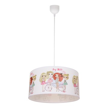 Lustre pour enfant GIRLS VIBES 1xE27/60W/230V pr. 40 cm pour filles