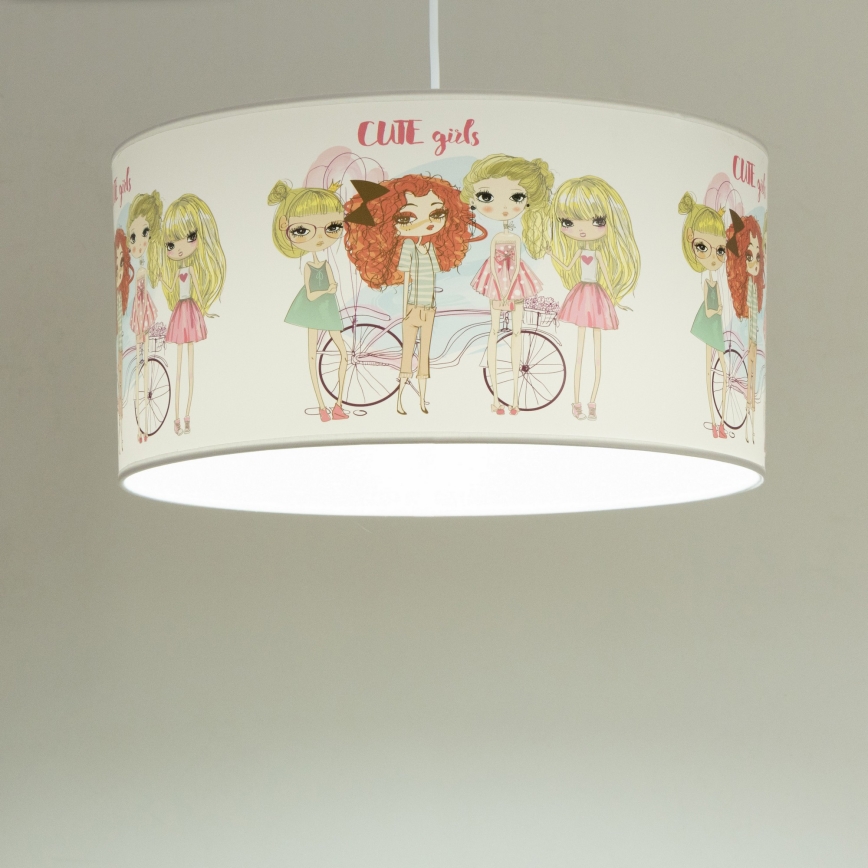 Lustre pour enfant GIRLS VIBES 1xE27/60W/230V pr. 40 cm pour filles