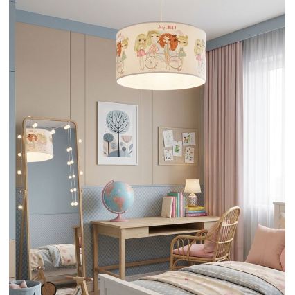 Lustre pour enfant GIRLS VIBES 1xE27/60W/230V pr. 40 cm pour filles