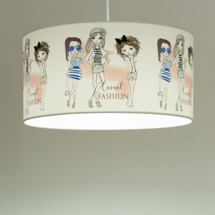 Lustre pour enfant GIRLS VIBES 1xE27/60W/230V Ø 40 cm pour filles