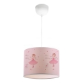 Lustre pour enfants CANDY 1xE27/40W/230V rose