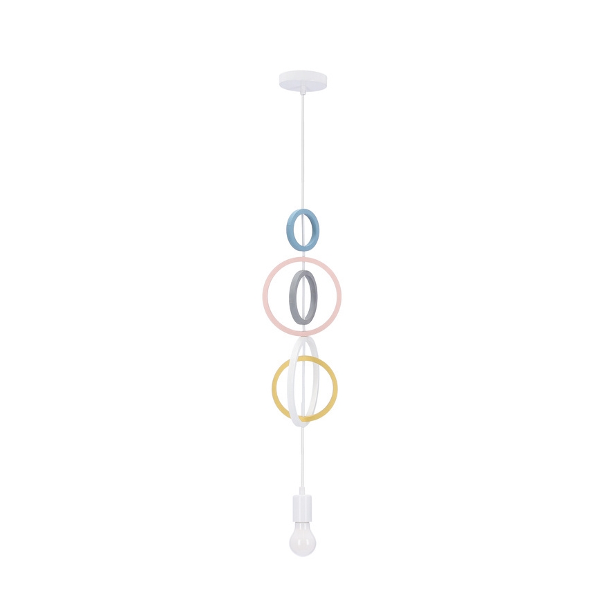 Lustre pour enfants HOOPS 1xE27/20W/230V diamètre 19 cm multicolore