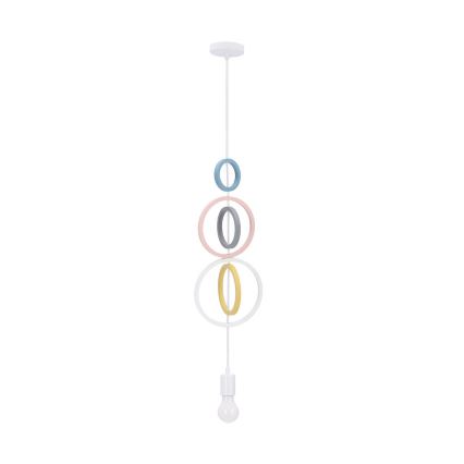 Lustre pour enfants HOOPS 1xE27/20W/230V diamètre 19 cm multicolore
