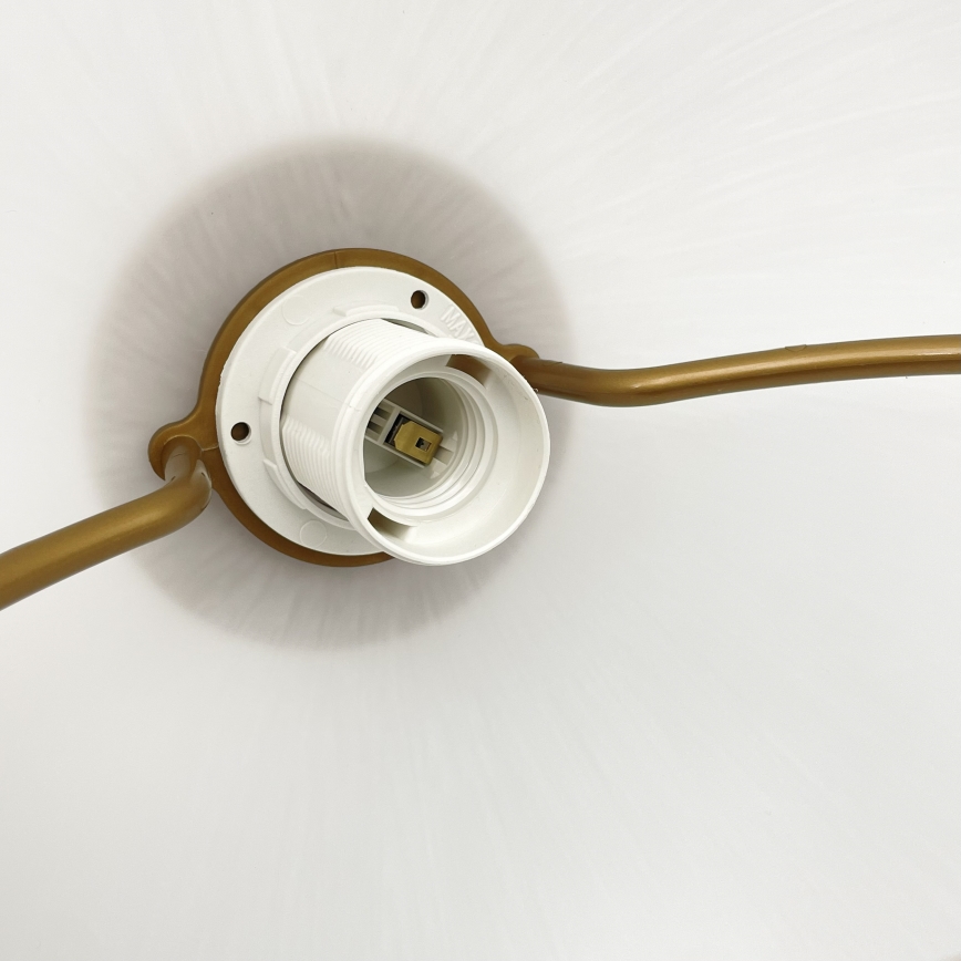 Lustre réglable RAMONA 1xE27/60W/230V marron/blanc/chêne