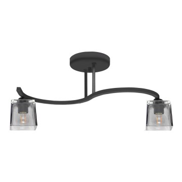 Lustre SANTOS 2xE27/15W/230V noir