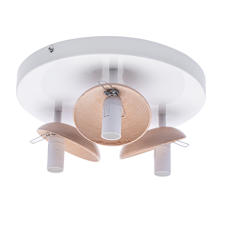 Lustre SFERA WOOD 3xE14/40W/230V