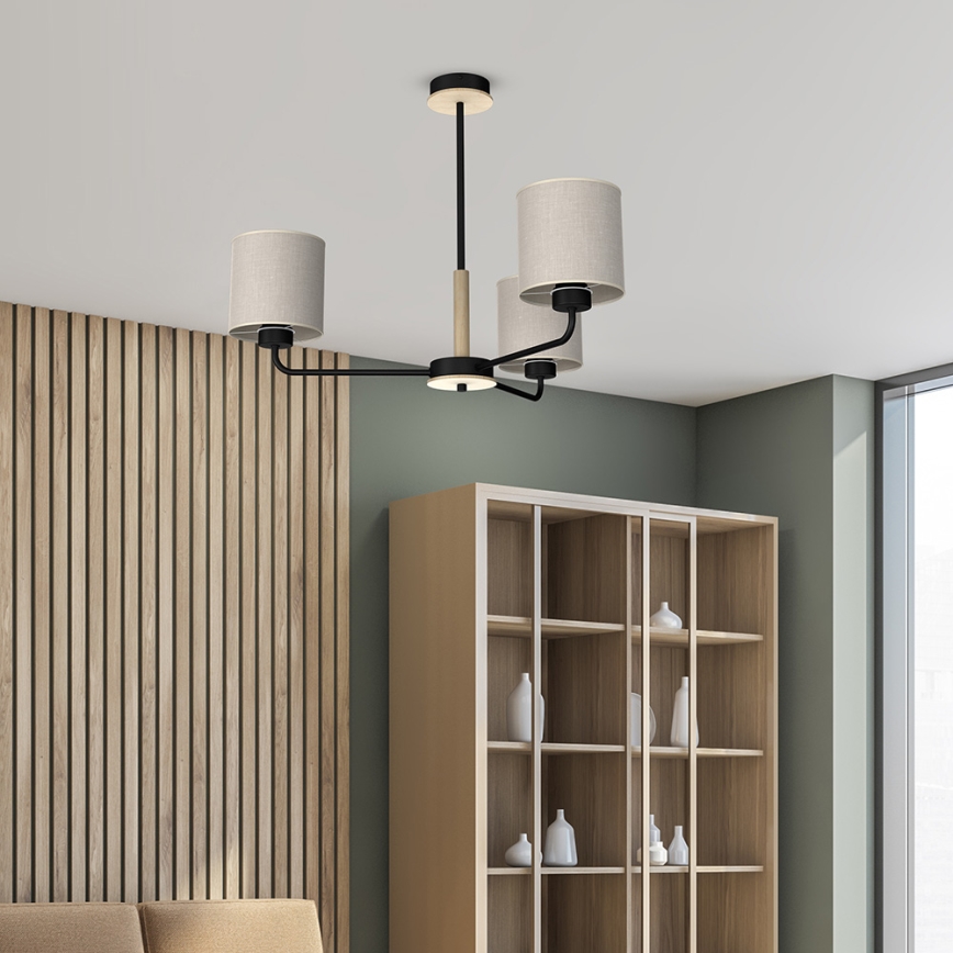 Lustre sur barre ATLANTA 3xE27/60W/230V
