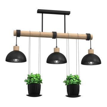 Lustre sur barre FLORA 3xE27/60W/230V