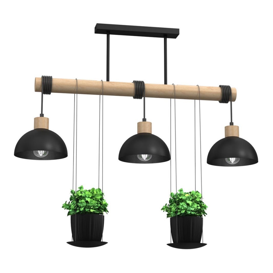 Lustre sur barre FLORA 3xE27/60W/230V
